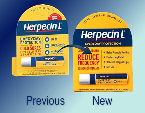 Herpecin L SPF 30 Lip Protectant Balm - Pack of 3, 0.1 Oz