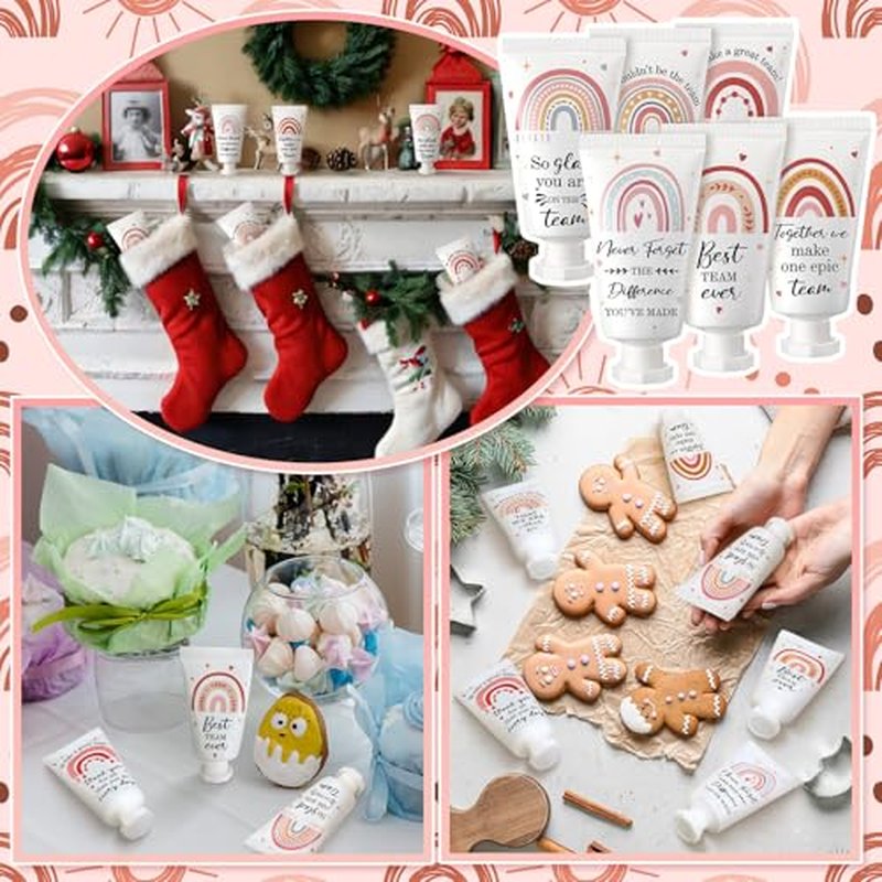48 Pack Employee Appreciation Team Gifts Bulk Travel Size Hand Cream Inspirational Thank You Gifts Small Hand Lotions for Women Mothers Day Crna Nurse Teacher Employees Coworkers Staff