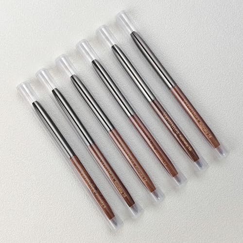 100% Pure Kolinsky Hair Acrylic Nail Brush Sandalwood Handle Professional Manicure Brushes for Powder Nail Acrylic Application - Salon & DIY Nail Art Essentials - Size 8, 1.0 Count