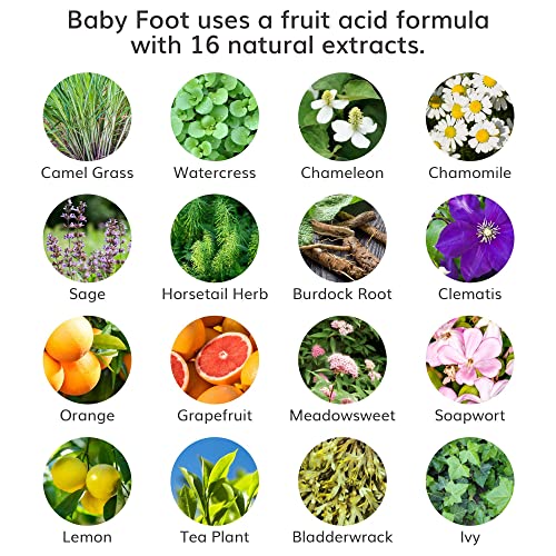 Baby Foot Original Foot Peel Mask with Men's Foot Peel - Repair Rough, Dry Cracked Feet and remove Dead Skin, Repair Heels and enjoy Baby Soft Smooth Feet - 2.4 Fl. Oz