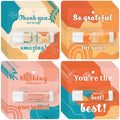 Retro 28 Pcs Employee Appreciation Lip Balm Set - Bulk Gifts with Uplifting Messages