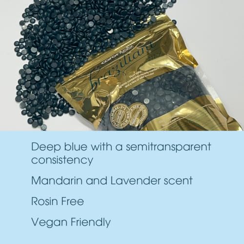 Hard Wax Beads for Hair Removal with Mandarin Lavender Scent - 28.2 oz