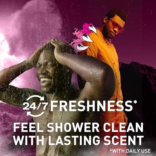 Old Spice Cleansing Body Wash for Men, 3X Defense, 24/7 Shower Fresh with Lasting Scent, 2-in-1 Body & Face Wash, Raptorstrike with Dark Berry Scent, 33.4 oz
