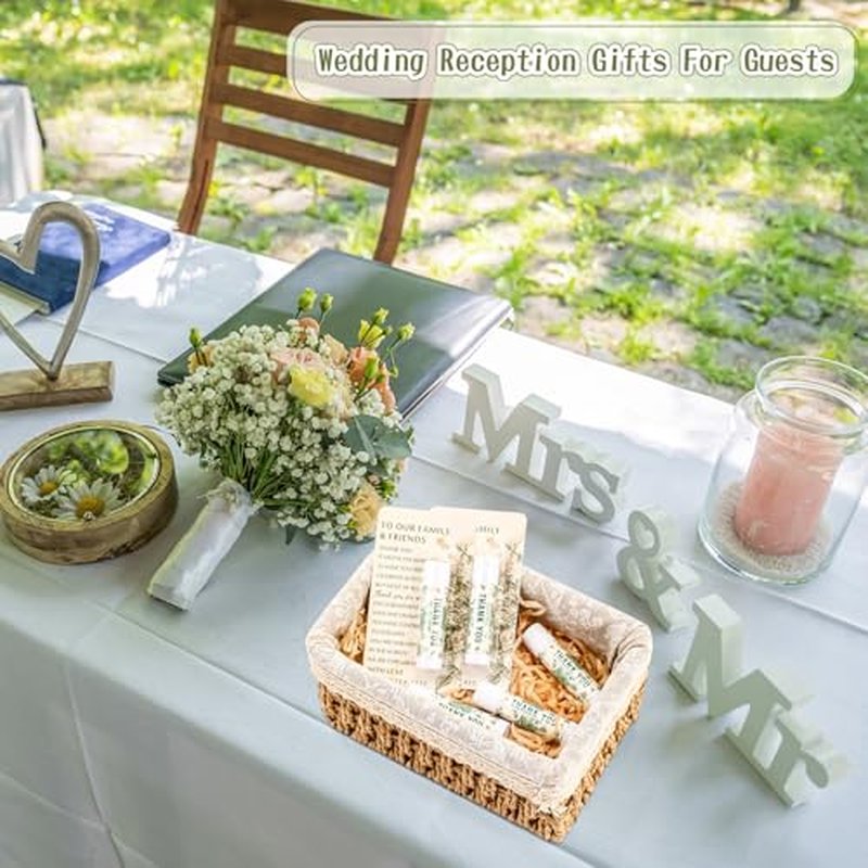 36 Pcs Green Chinoiserie Wedding Favor Gift for Guests Lip Balm Lemon Tea Tree Scent Baby Shower Favors for Gender Reveal Games Prizes Bridal Shower Party Supplies