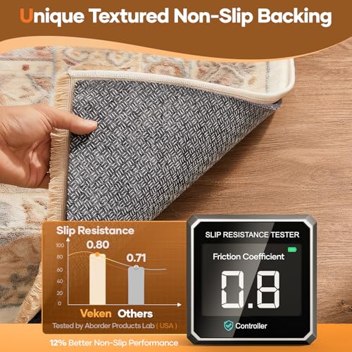 8' x 10' Rug Pad Non Slip Cushioned Gripper for Hardwood Floors - Felt & Silicone Backing