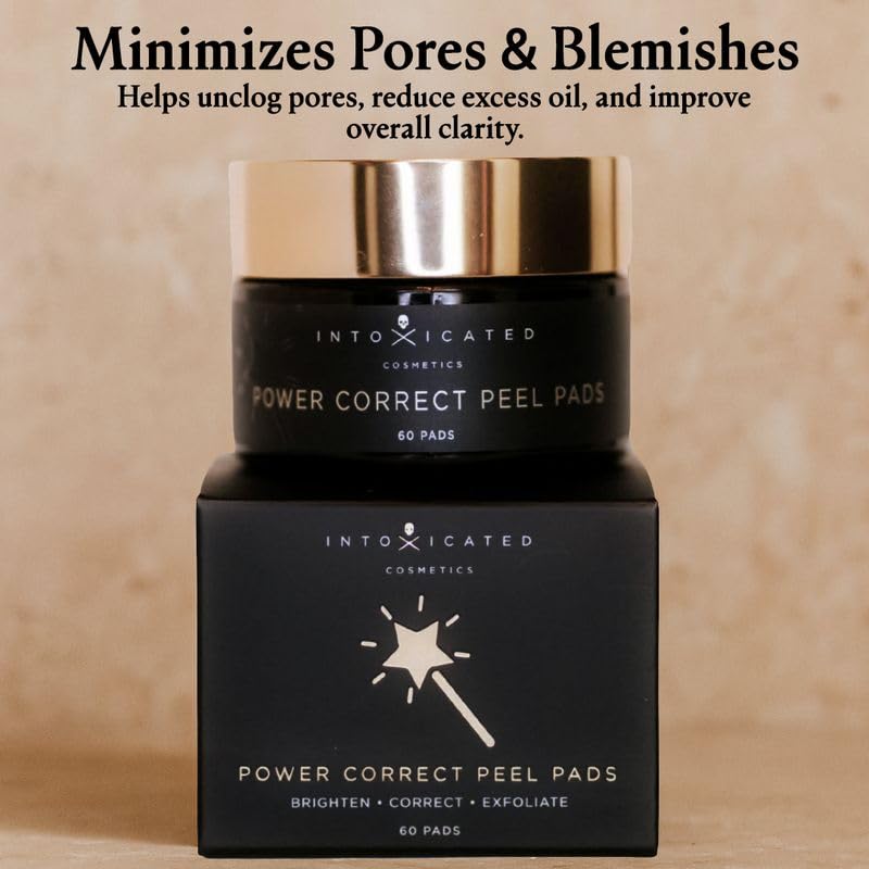 Exfoliating Peel Pads for Anti-Aging & Brightening - Fine Lines & Wrinkles Treatment