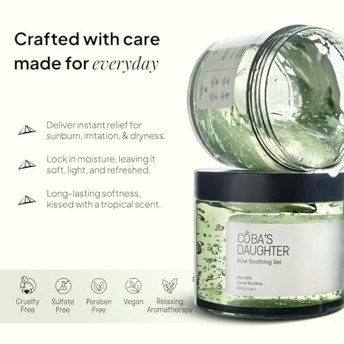 99% Pure Aloe Vera Gel - After Sun Care, Hydrating & Soothing - 10.6 oz - Variation of THIS listing