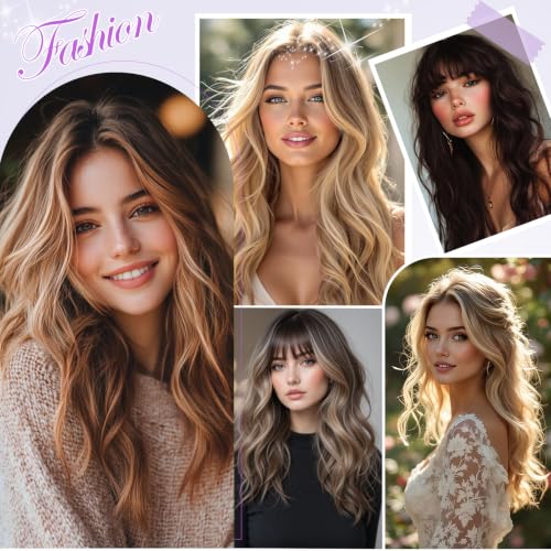 Clip-In Hair Extensions 16 Inch Curly Auburn Synthetic Hairpiece - Copper Brown Variation