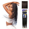 Pre-Stretched Braiding Hair Extensions 48 Inch - 5 Pack Dark Brown