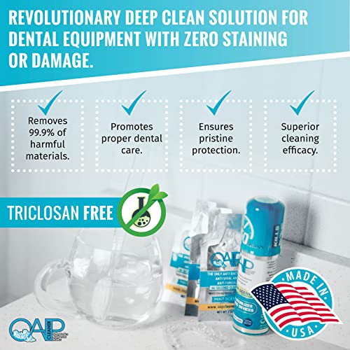 OAP Removable Dental & Orthodontic Appliance Cleaner 3.8 Fl Oz - Foam, 4-Month Supply