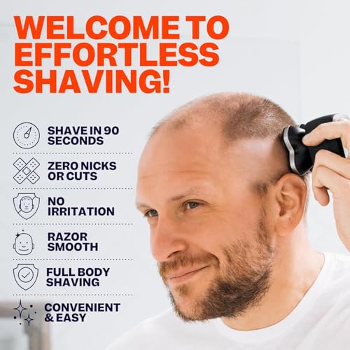Freebird FlexSeries Pro Head & Body Electric Shaver Kit, Waterproof & Cordless