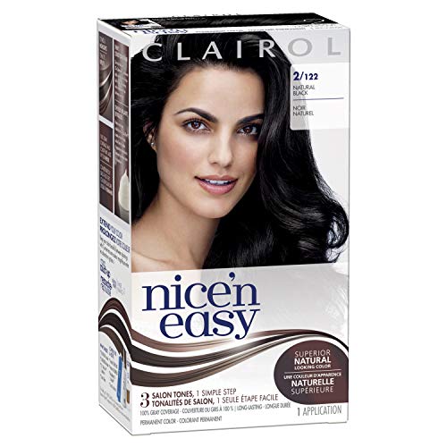 Permanent Hair Dye - Black, Pack of 3 - Includes Highlights & Gray Coverage 2/122