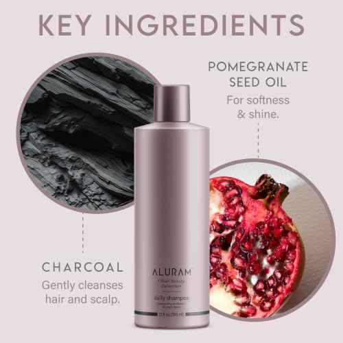 ALURAM Coconut Water Hair Shampoo & Conditioner Set - 12 Fl Oz Pack of 2 - Daily Nourishing Hair Care for Fine to Medium Hair