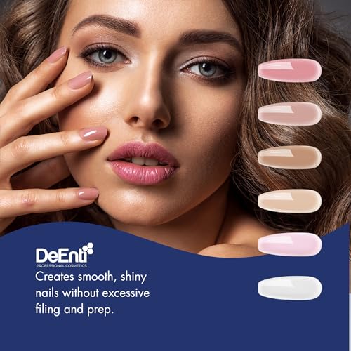 DeEnti Advanced Gel Clear Acrylic Nail Powder 4oz – Clear for Overlays & Extensions