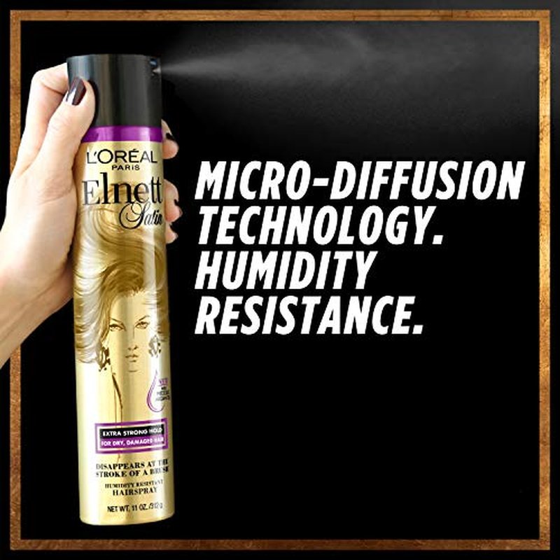 L'Oreal Paris Elnett Satin Precious Oils Hairspray 11 Ounce (1 Count)