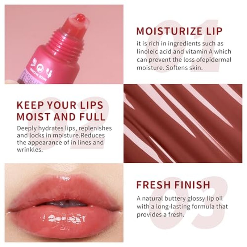 4Pcs Empty Lip Gloss Tubes, 6ml Clear Lip Gloss Tubes with Wand, Plastic Lips Glosses Containers for DIY Makeup Lipgloss Making Kit 1 Pcs Syringe