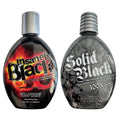 LOT OF(2) Millennium Tanning Products SOLID BLACK & INSANELY BLACK 13.5 oz