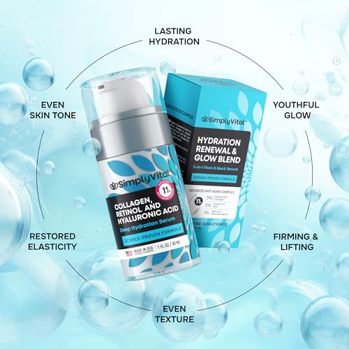 Collagen Retinol & Hyaluronic Acid Face & Neck Serum + Moisturizer Set