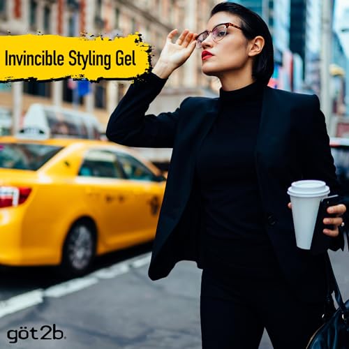 Got2b Ultra Glued Invincible Styling Hair Gel,1.25 oz (Pack of 24)