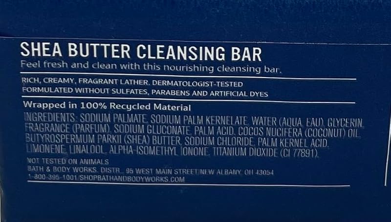 Ocean Shea Butter Cleansing Bar Soap - 4.2 oz, Pack of 2