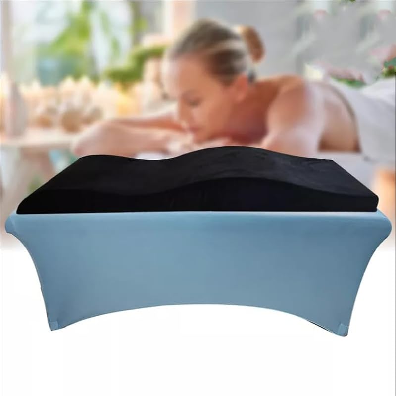 Ergonomic Lash Bed Topper with Removable Cover for Beauty Salon