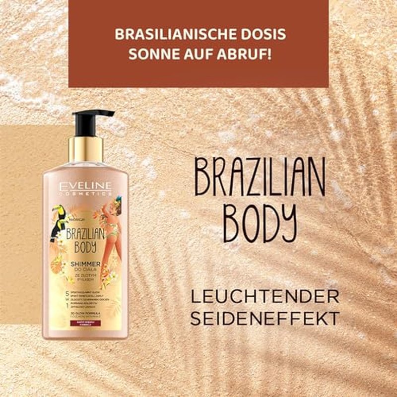 Eveline Brazilian Gold Dust Body Shimmer 5.07 fl oz