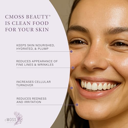 Anti-Aging Glass Skin Face Mist with Sea Moss & Hyaluronic Acid – Glow & Tighten, Hydrate, Mood Boost, Oil-Free for All Skin Types