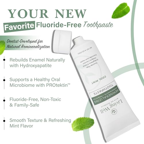 Hydroxyapatite Fluoride-Free Toothpaste with PROtektin (Mint) 4 oz