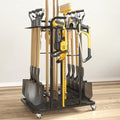 Garden Tool Organizer Cart with Lockable Wheels & 35 Slots