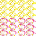 24 Pcs Softball Clear Makeup Bags with Zipper Bulk Sport Goodie Clear PVC Pouch Organizer Waterproof Travel Case for Woman Team Gifts Birthday Decorations Supplies