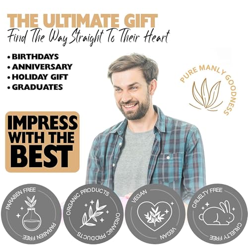 Mens Valentines Gifts Spa Gift for Men Bath and Body Spa Basket