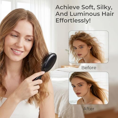 200 Pack Bulk Hair Brush & Comb Set - Assorted Handled & Mini Combs for Hair Styling & Detangling