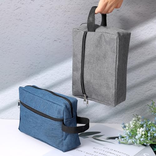 Travel Toiletry Bag Set - 8 Water-Resistant Cosmetic Organizer Pouches - 4 Colors
