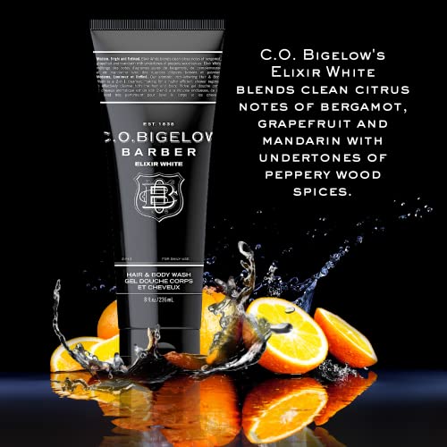 Men's 2-in-1 Hair and Body Wash - Elixir White Scent, 8 fl oz