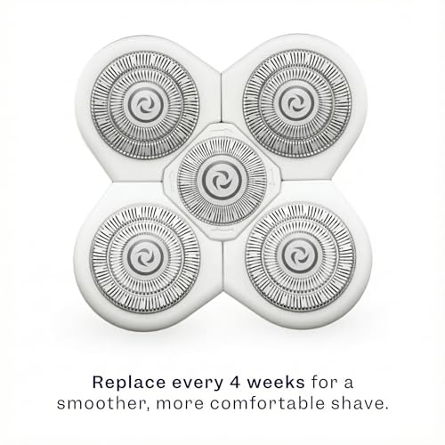 Freebird BodySmooth Rotary Blade Refill for Sensitive Skin, 5 Contouring Heads