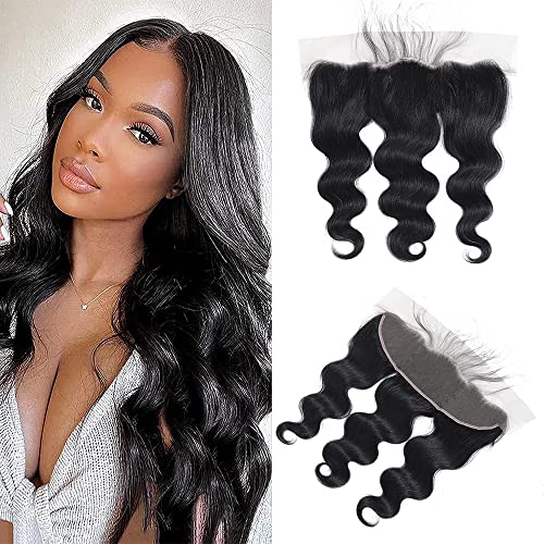 16 Inch Body Wave Lace Frontal Closure Ear to Ear HD Transparent Lace - 13x4