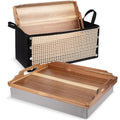 Acacia Wood Lap Desk with Cushion & Accessories - 17" x 13.2"