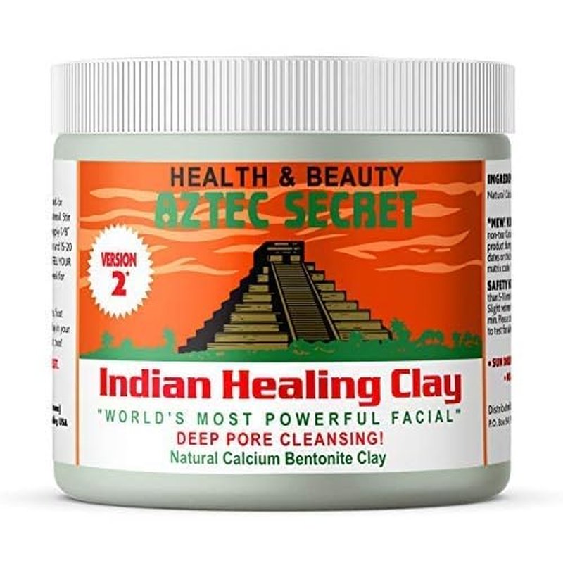 Aztec Secret - Indian Healing Clay 1 lb and Joboba Oil 2 oz Bundle