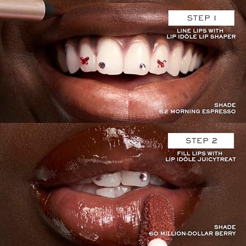 Lancôme Lip Idôle JuicyTreat Oil-in-Gloss -24HR Hydrating Gloss with Squalane for Instant Shine - 90 Berry Bisou