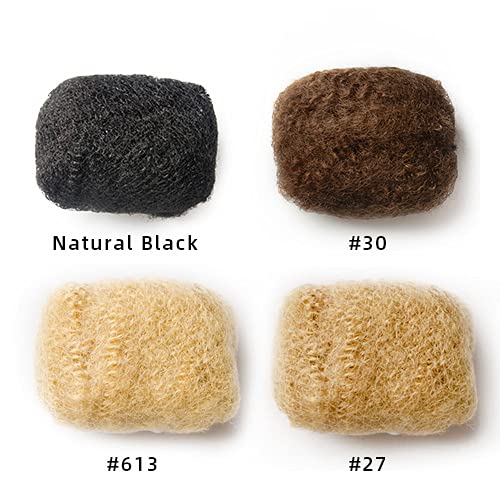 Afro Bulk Human Hair 10 Inch 5 Packs 150g - Natural Black #1B, Dreadlocks & Braids