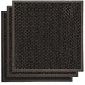 B-Air 3-Pack Activated Carbon Air Filter Set for Odor Removal & VOC Capture
