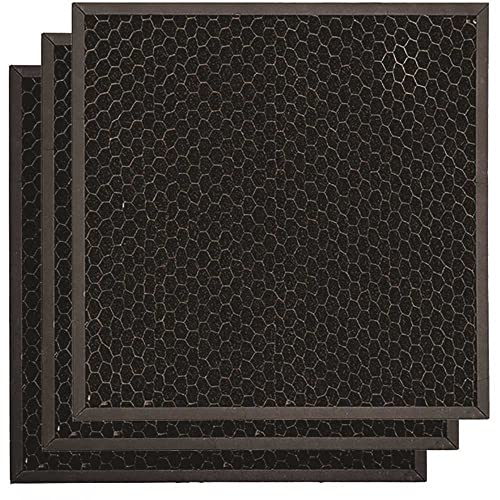 B-Air 3-Pack Activated Carbon Air Filter Set for Odor Removal & VOC Capture