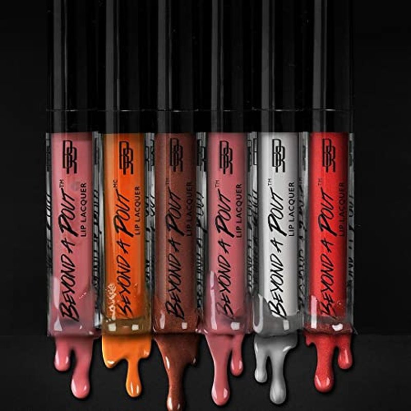Black Radiance Beyond A Pout Lip Lacquer Lip Gloss, Heat Wave (Pack of 2)