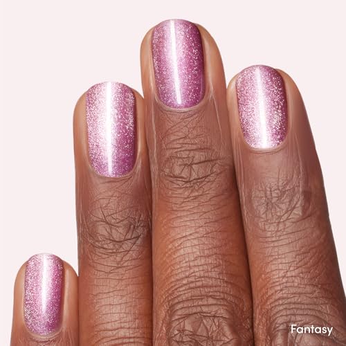 Magnetic Gel Nail Polish Duo for Princesses - Moment & Fantasy - 3-in-1 Base Coat, Color & Top Coat - Pink Set - Variation: Princesses