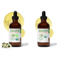 Organic Moringa Oil Bundle ? Cold Pressed, Extra Virgin, 100% Pure, Food Grade ? 4oz Full Size + 1oz Travel Bottle ? Deep Moisturizing, Anti-Aging, Multi-Purpose Skin & Hair Oil
