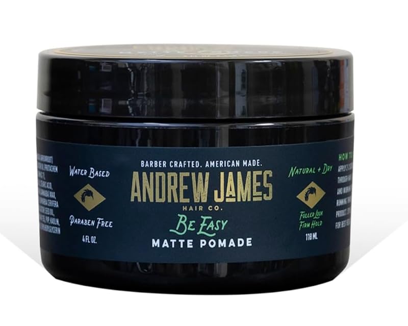 Firm Hold Matte Hair Pomade - Natural Finish, 2.75 Oz