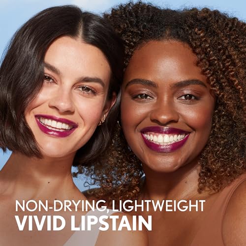 Covergirl Outlast, 65 Natural Blush, Lipstain, Smooth Application, Precise Pen-Like Tip, Transfer-Proof, Satin Stained Finish, Vegan Formula, 0.06oz