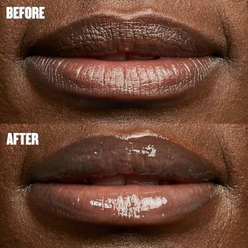 Soap & Glory SMP XXL Pillow Plump Lip Gloss - Hydrating, Plumping Lip Gloss for Full, Volumized Lips - Lip Plumper with a Chocolate Orange Scent & Vegan Formula - Nude In Town (10ml)