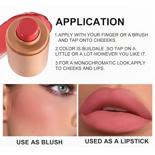MAEPEOR Contour Highlighter Stick 2 in 1 Smooth Natural Glow Cream Bronzer and Highlighter Stick Long Lasting Non-greasy and Non-drying Brightening Pen (02 Medium)
