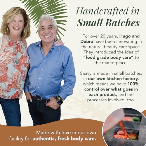 Saavy Naturals Deeply Hydrating Body Cream with Shea Butter & Tropical Coconut - 8.5 fl oz, 2 Pack